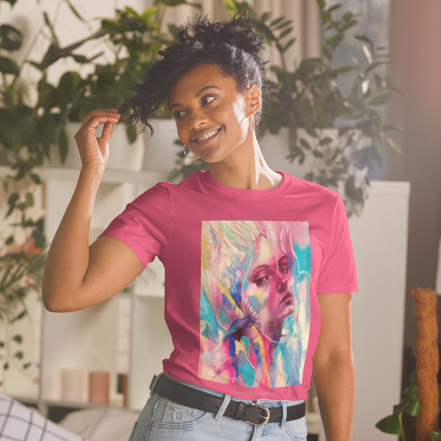 Short-Sleeve Unisex T-Shirt Bird Lady