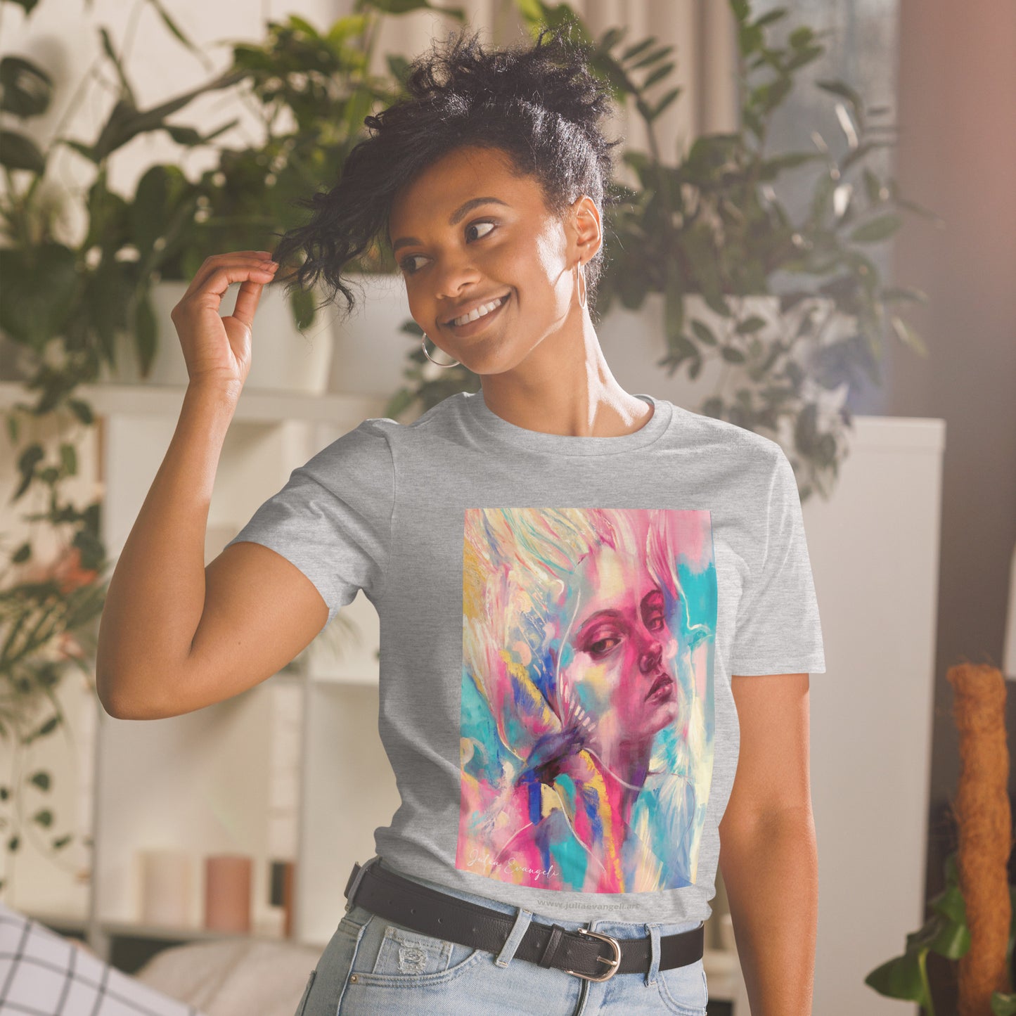 Short-Sleeve Unisex T-Shirt Bird Lady