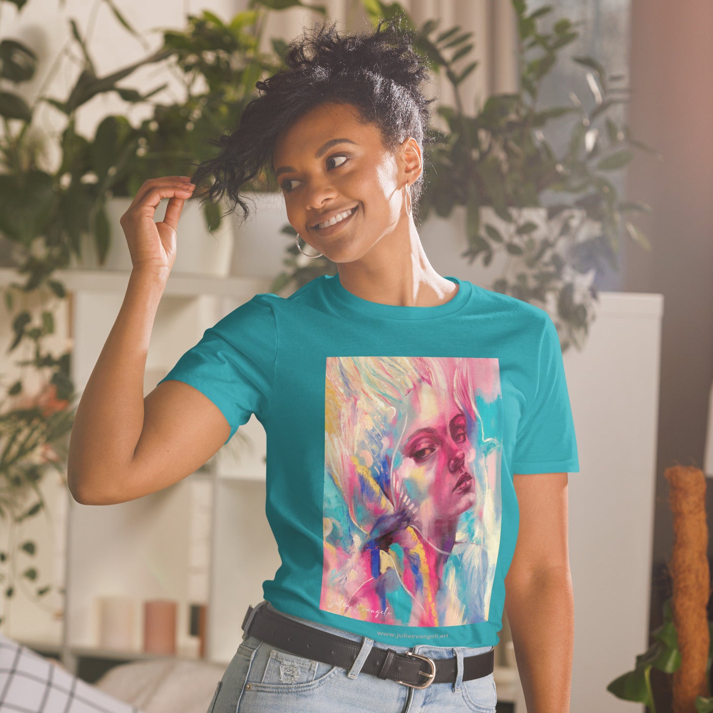Short-Sleeve Unisex T-Shirt Bird Lady