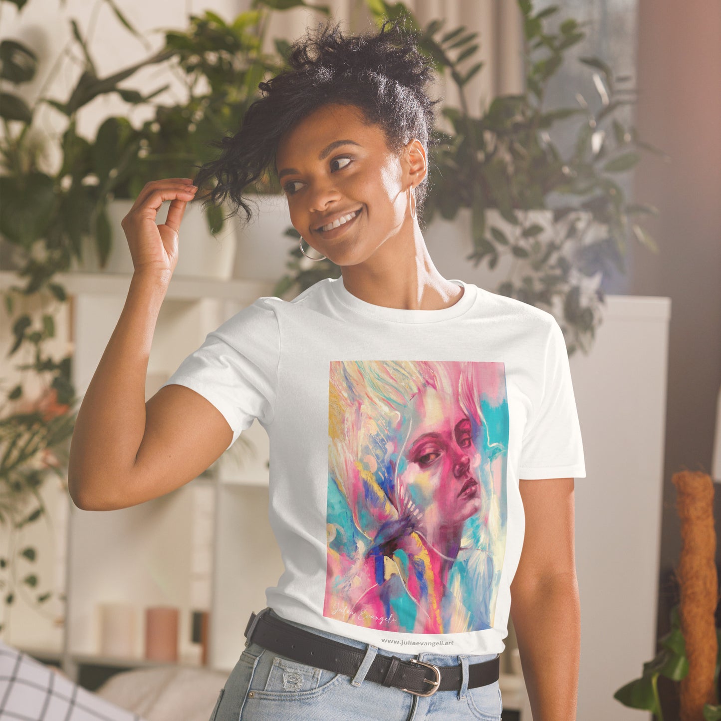 Short-Sleeve Unisex T-Shirt Bird Lady